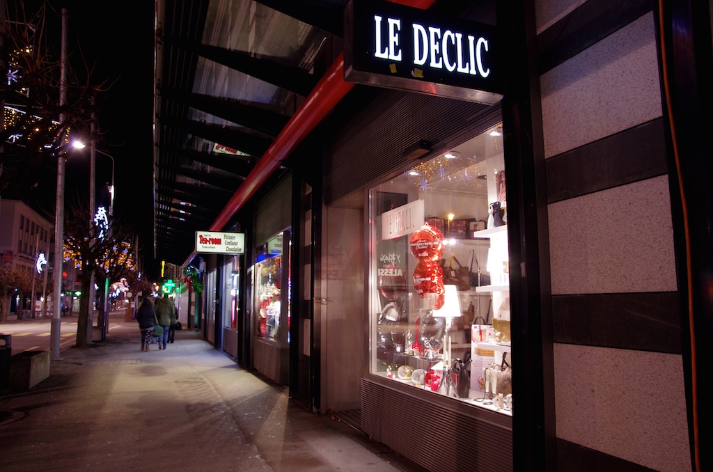 Boutique à Noël